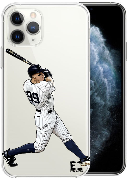 Aaron Judge Epic Cases Ultra Slim Crystal Clear Soft Transparent TPU Case Cover Apple iPhone